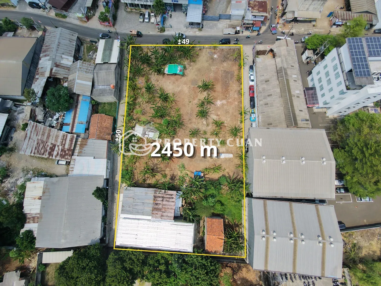 Kavling Komersial Dijual di Kavling Komersial Serpong, Serpong Utara — LT 2.450 m²