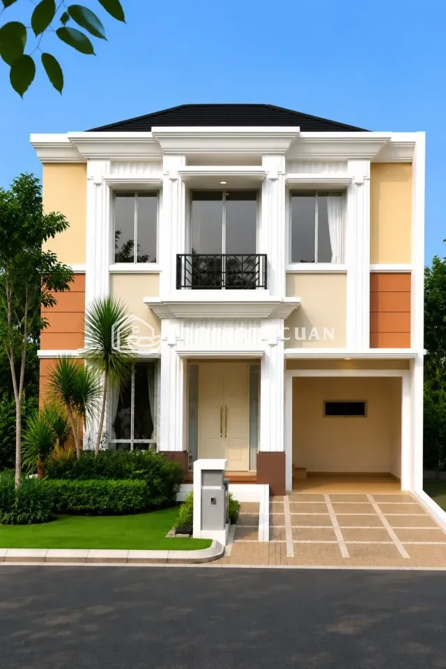 Rumah dijual di Flamingo, Gading Serpong - Tampak Depan