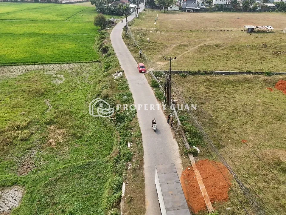 Kavling Komersial dijual di Tarisi Panongan, Panongan - Jalan Depan