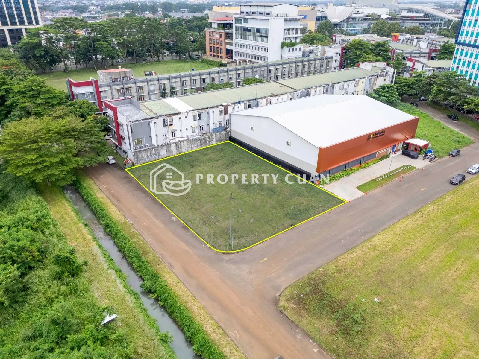 Kavling Komersial Dijual di Alam Sutera Town Center, Alam Sutera — LT 1.195 m²