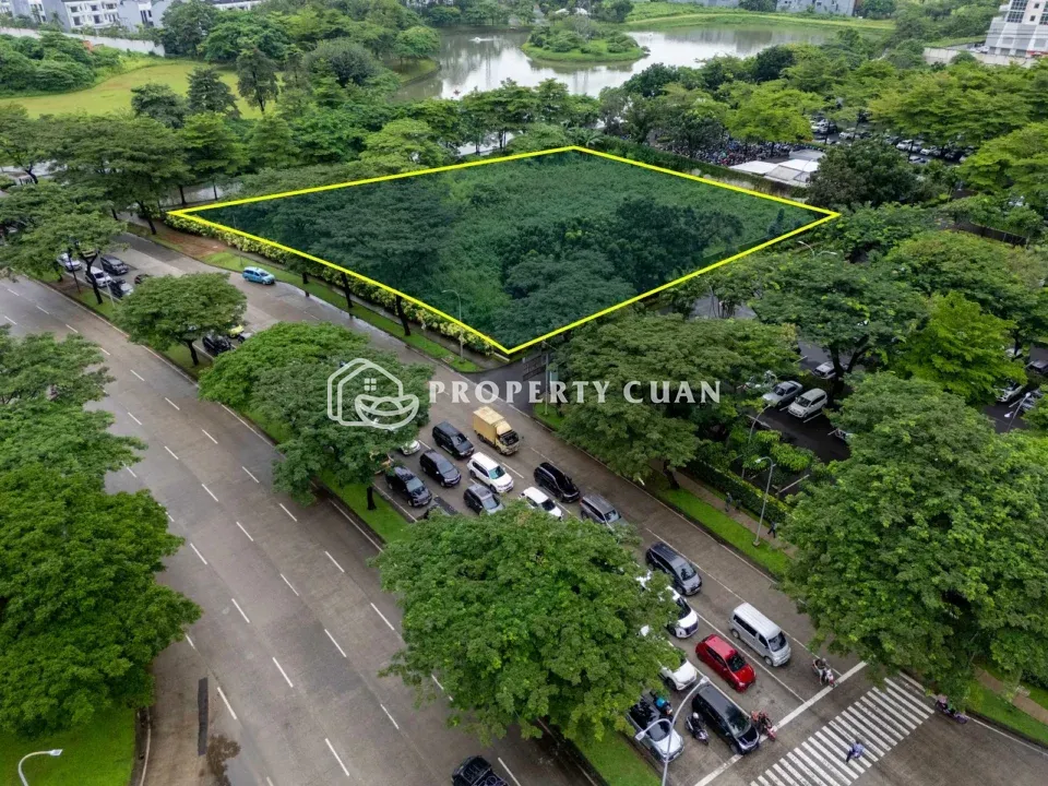 Kavling Komersial dijual di Jalur Sutera Boulevard, Alam Sutera - Lahan