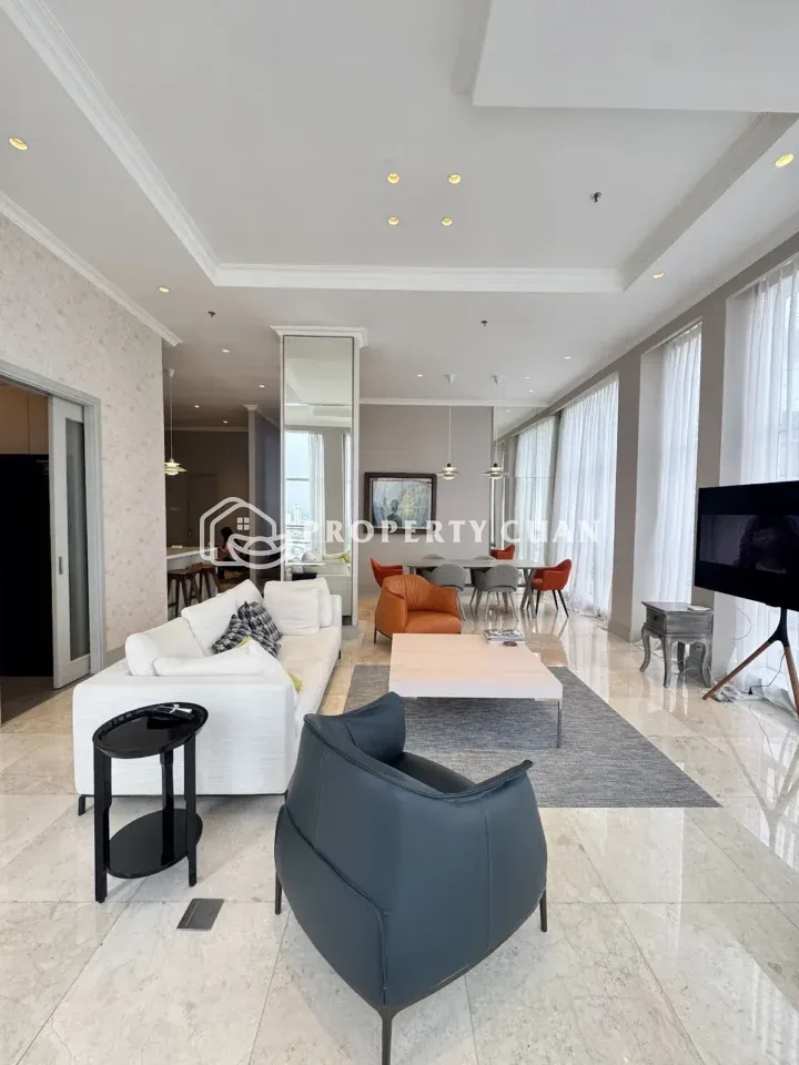 Apartemen dijual di Somerset Berlian, Permata Hijau - Ruang Tamu