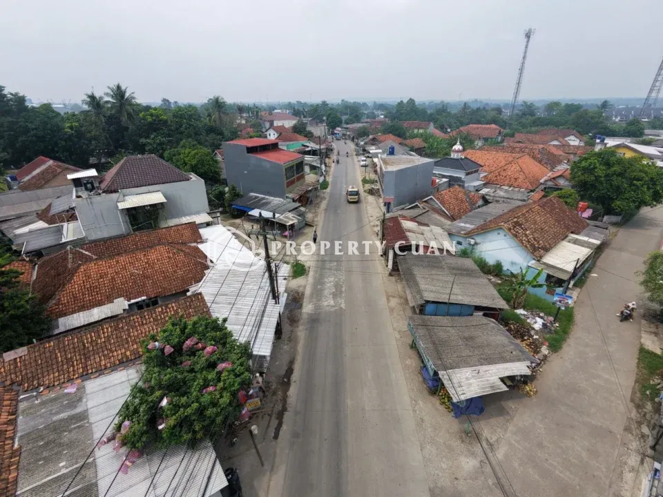 Gudang dijual di Jl. Raya Babat Legok, Legok - Jalan Depan
