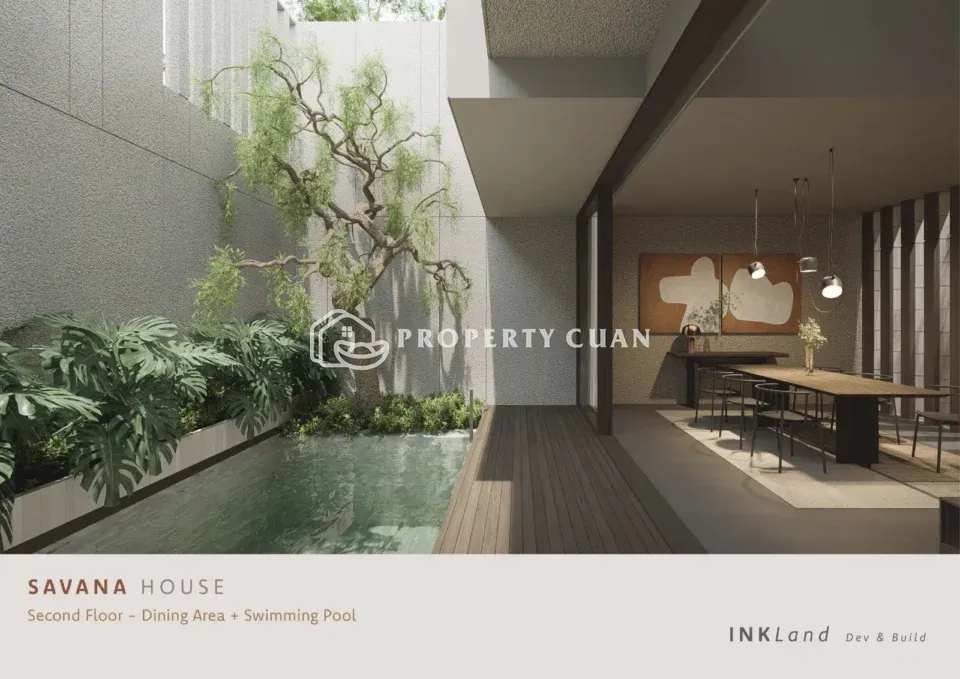 Rumah dijual di Sutera Onyx, Alam Sutera - Kolam Renang