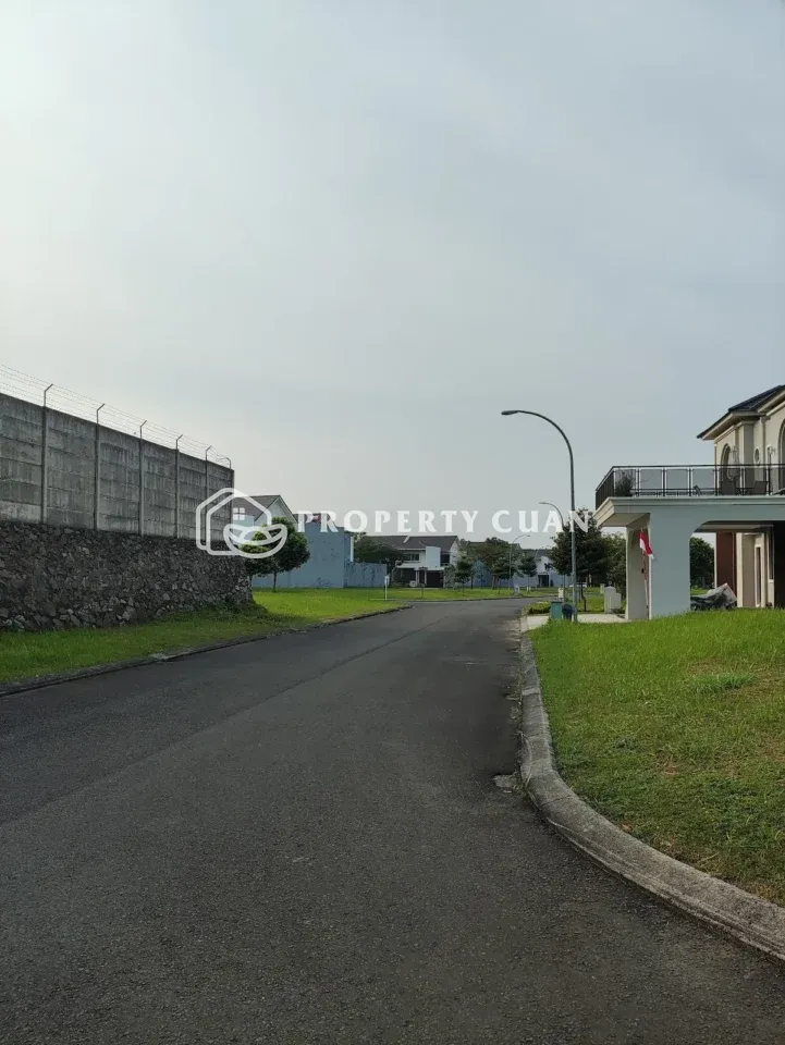 Kavling Residensial dijual di Sutera Victoria, Alam Sutera - Jalan Depan