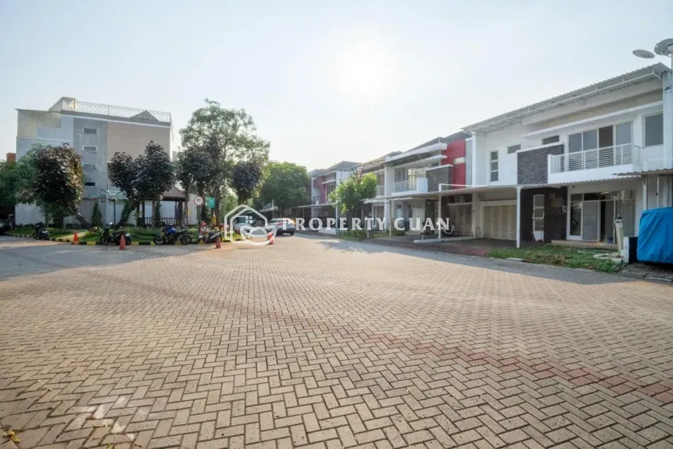 Rumah dijual di Cluster Atlantic City, Cengkareng - Jalan Depan