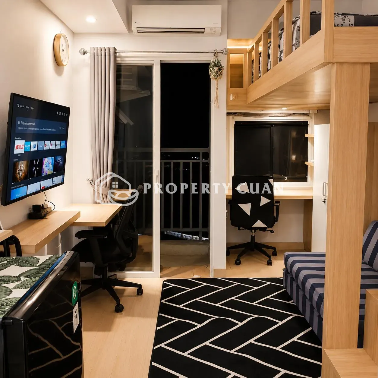 Apartemen Dijual di Serpong Garden, Tangerang — 1 KT, 21 m²
