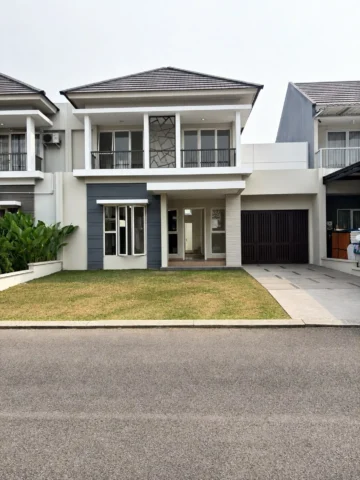 Rumah dijual di Elysia, Suvarna Sutera - Tampak Depan 2