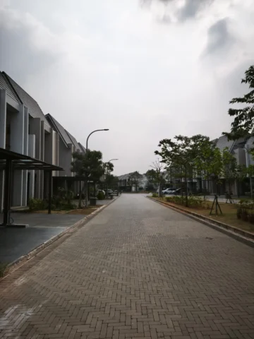 Rumah dijual di Aeris, Citra Garden Serpong - Jalan Depan
