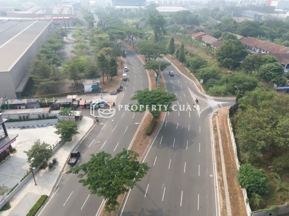 Kavling Komersial dijual di BSD - Jalan Depan 3