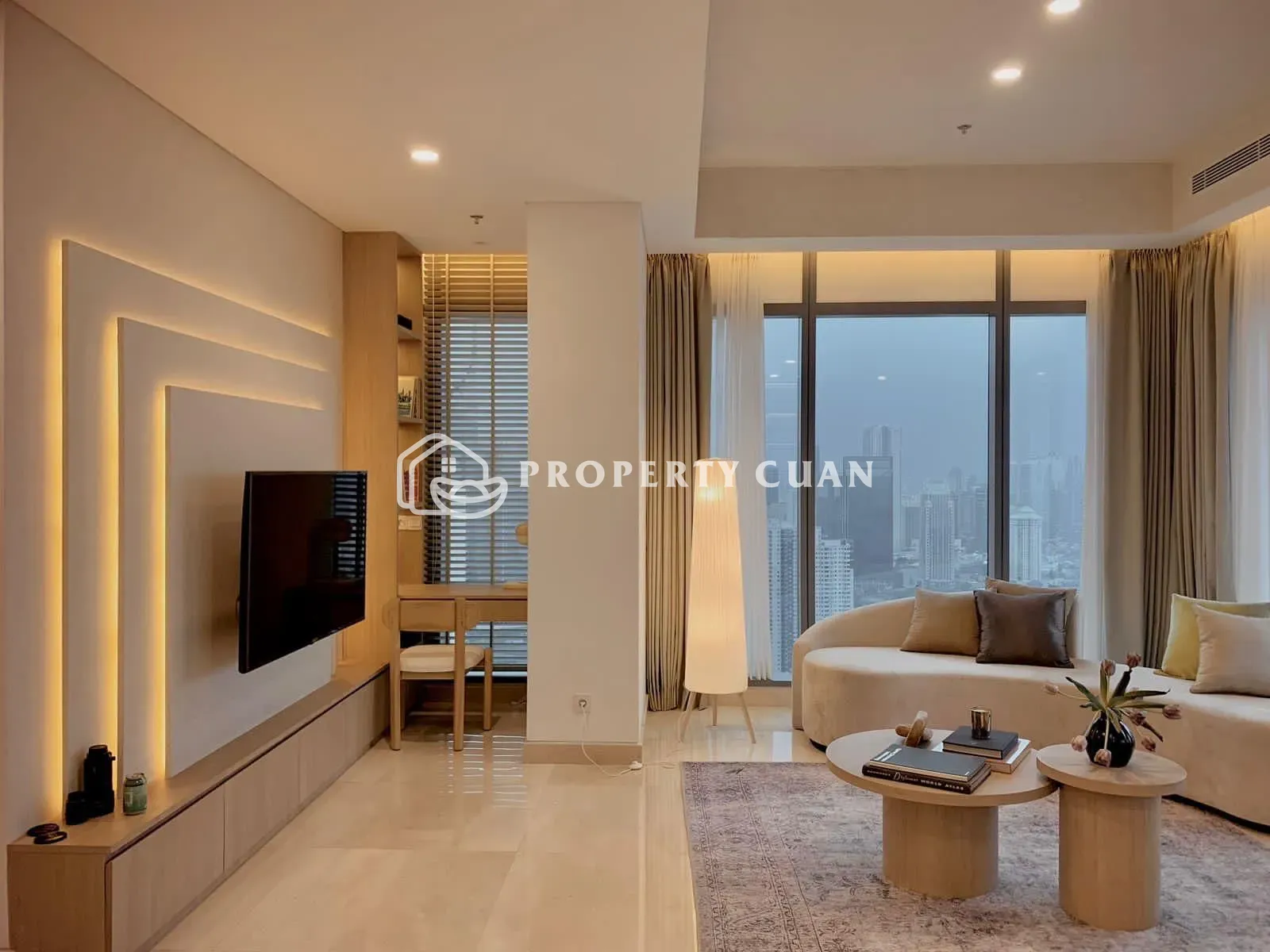 Apartemen Disewakan di Apartemen 57 Promenade, Thamrin — 3 KT, 183 m²