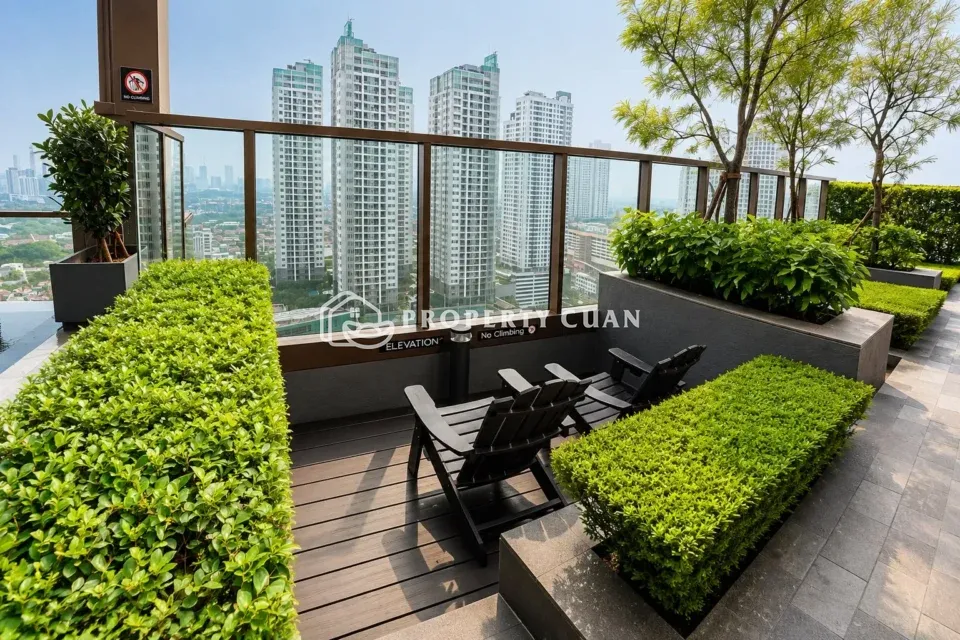 Apartemen disewakan di 57 Promenade, Thamrin - Rooftop 2