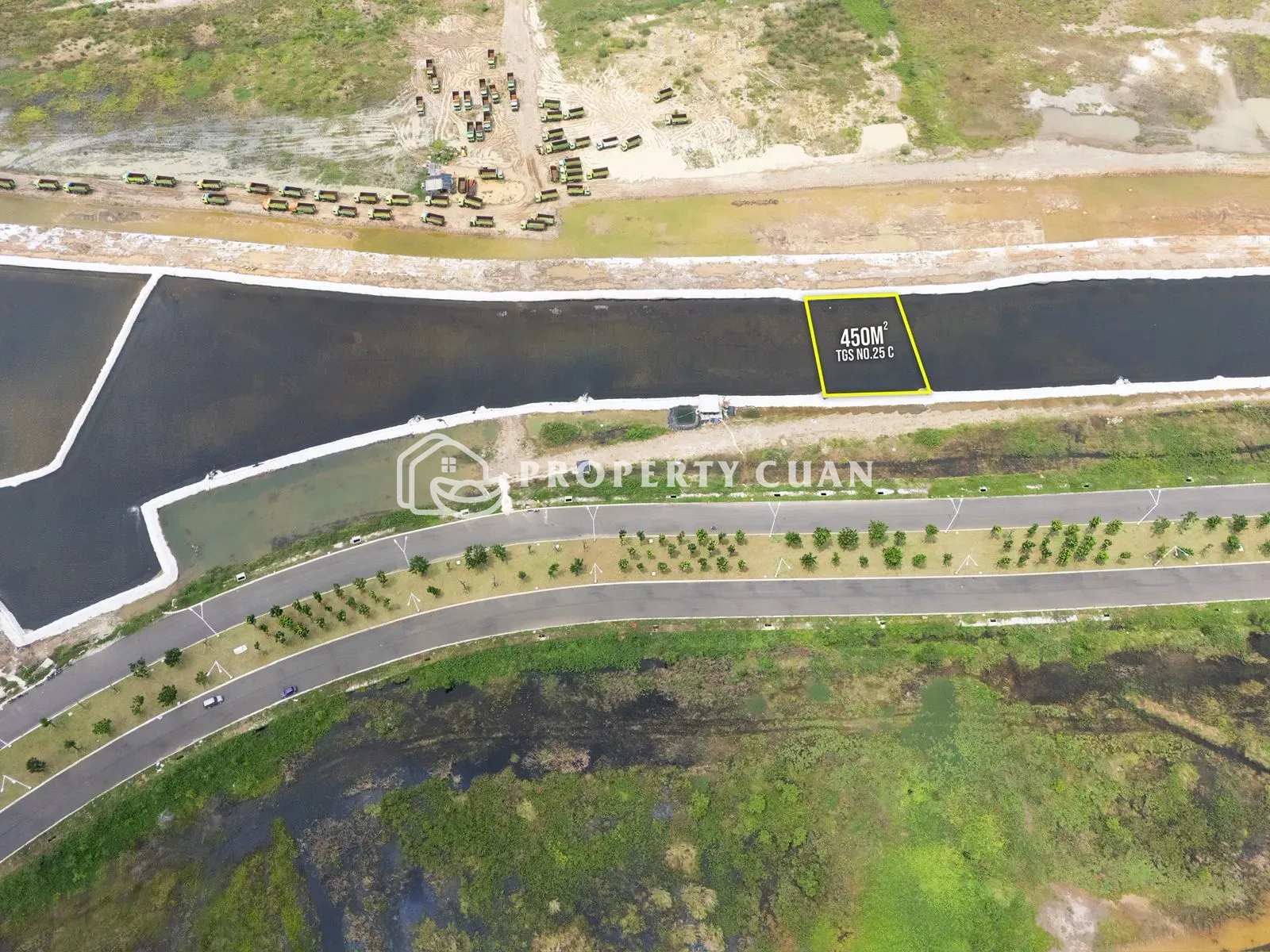 Kavling Komersial Dijual di The Golf Signature Boulevard, PIK 2 — LT 450 m²