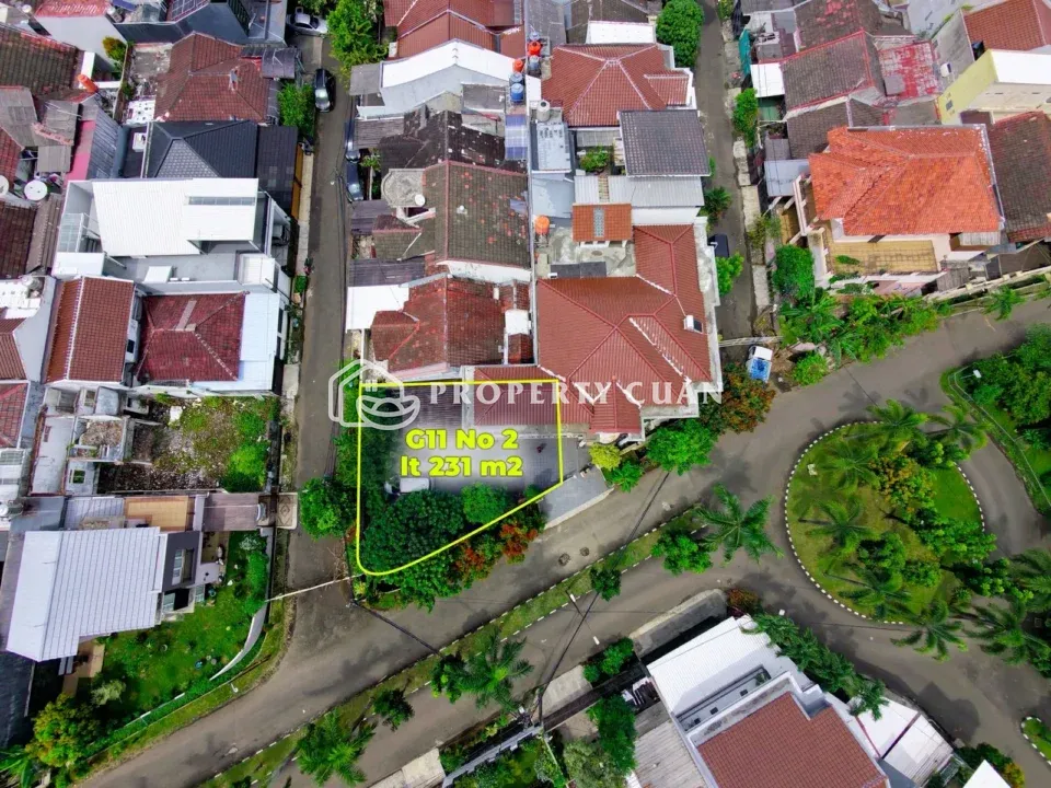 Kavling Residensial dijual di Villa Melati Mas, Jelupang - Lahan