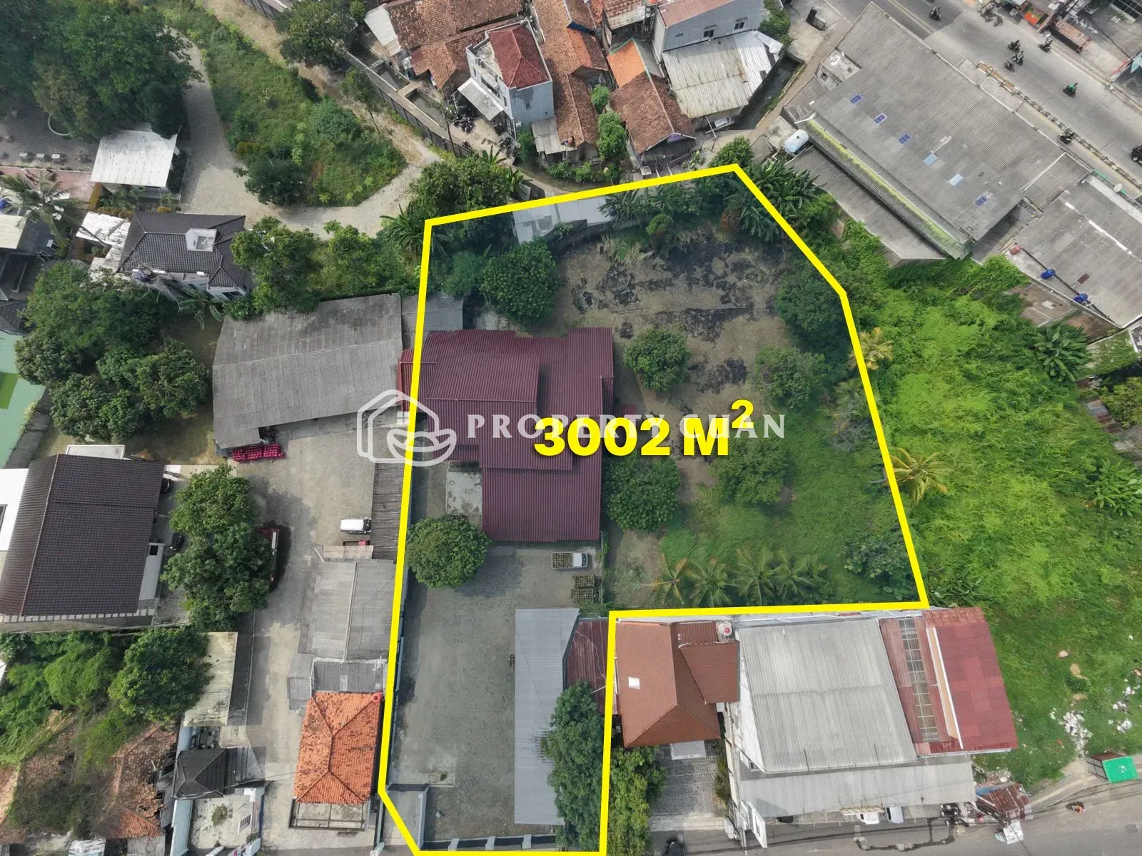 Kavling Komersial Dijual di Kavling Komersial Serang, Tangerang — LT 3.002 m²