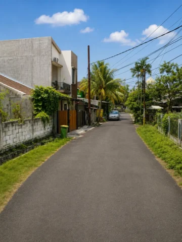 Kavling Residensial dijual di Sarua Wira Makmur, Ciputat - Jalan Depan